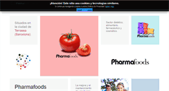 Desktop Screenshot of pharmafoods.es